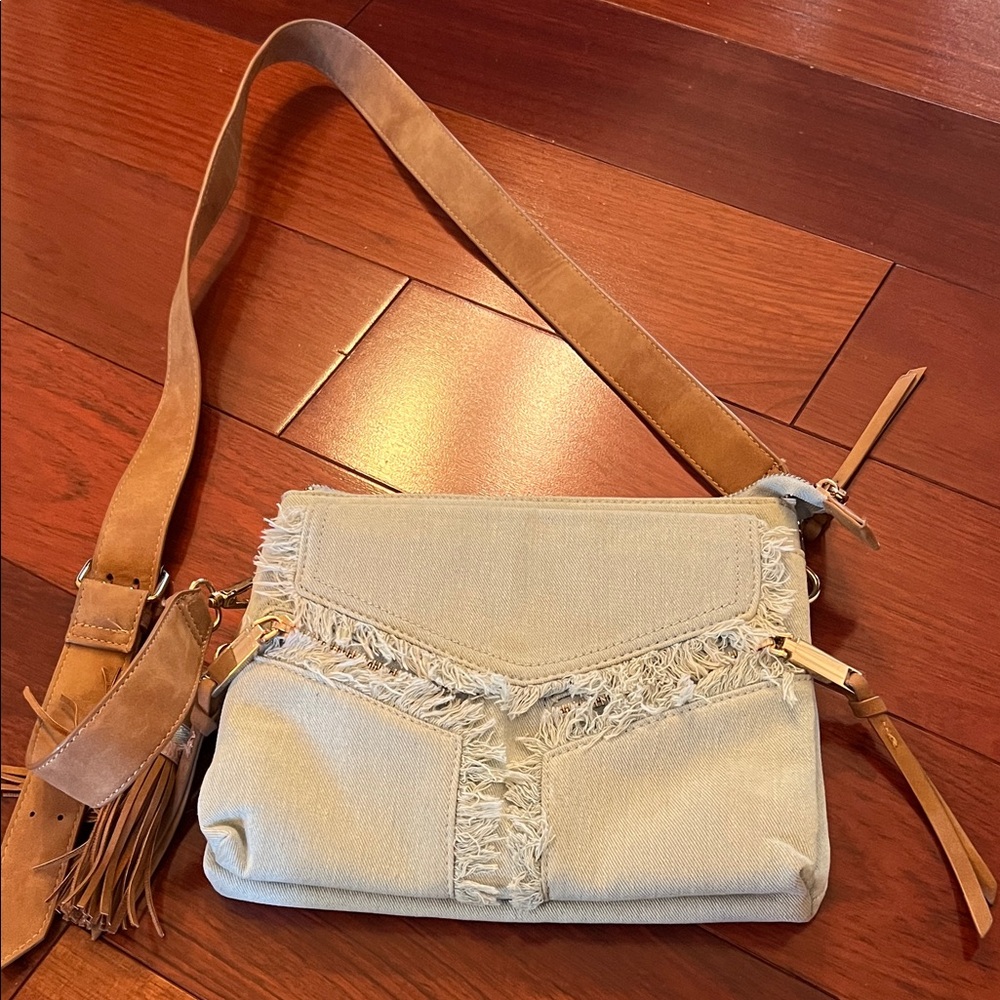 Stylish Tan and Cream Women's Bag